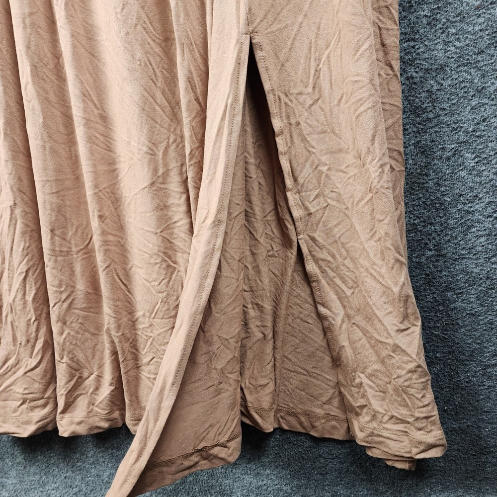 A New Day Maxi Dress Women XL Brown Knit Sleeveless Pockets 60W744 NEW - Picture 4 of 11